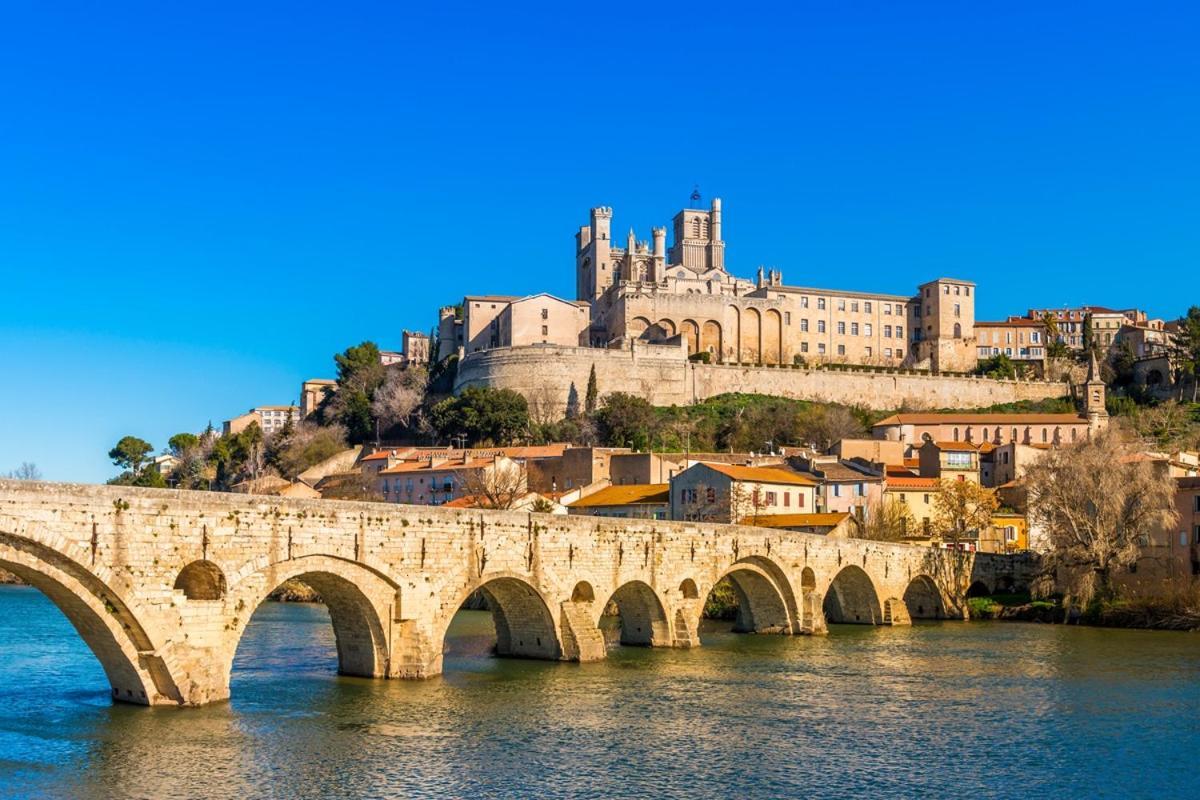 T3 Aqui Es Besiers - Centre-Historique - Cathedrale & Halles - Clim - Wifi - Free Parking Sur Demande 贝济耶 外观 照片
